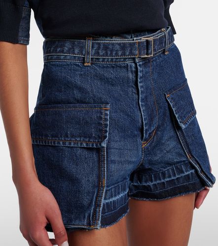 Sacai Shorts de denim con cinturón - Sacai - Modalova