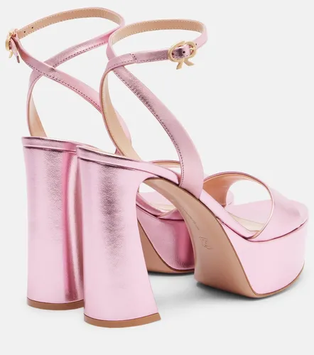 Nancy 110 leather platform sandals - Gianvito Rossi - Modalova