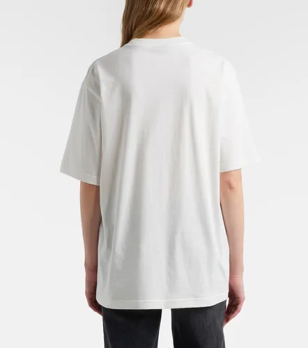 Camiseta de jersey de algodón y seda con logo - Gucci - Modalova