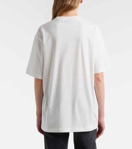 T-Shirt aus Baumwolle und Seide - Gucci - Modalova