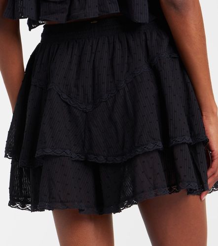 Shorts Thia de algodón con croché - Poupette St Barth - Modalova