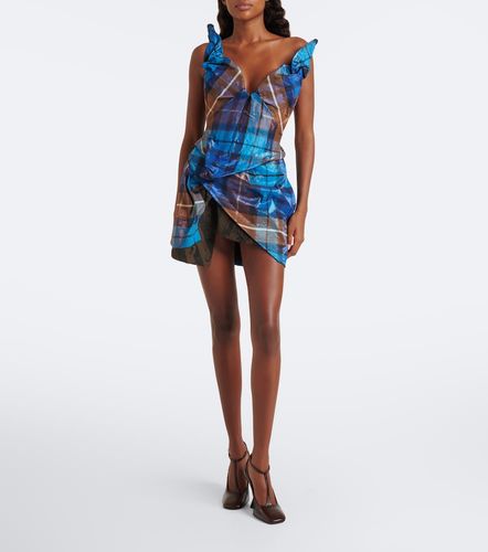 Minifalda Zora a cuadros drapeada - Vivienne Westwood - Modalova