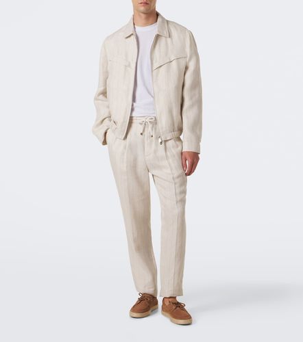Gerade Hose aus Leinen und Baumwolle - Brunello Cucinelli - Modalova