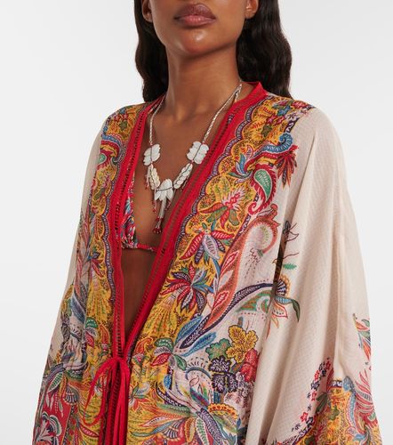 Etro Caftán con paisley y flecos - Etro - Modalova