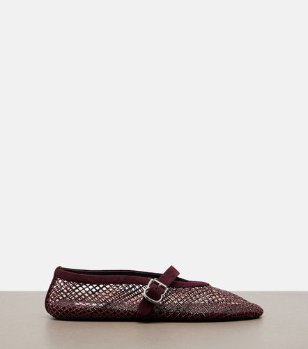 Alaïa Bailarinas de red adornadas - Alaia - Modalova