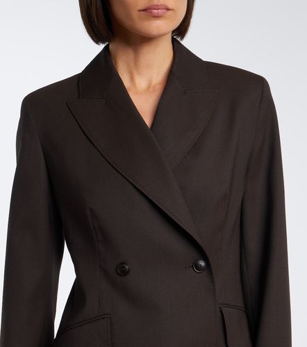 Double-breasted virgin wool blazer dress - Max Mara - Modalova