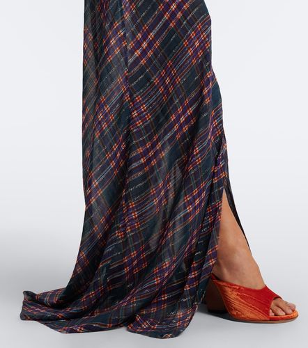 Hemdblusenkleid aus Lamé - Dries Van Noten - Modalova