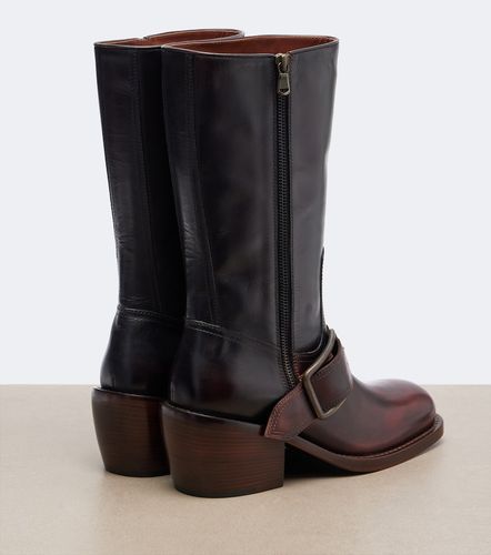 Dries Van Noten Leather biker boots - Dries Van Noten - Modalova