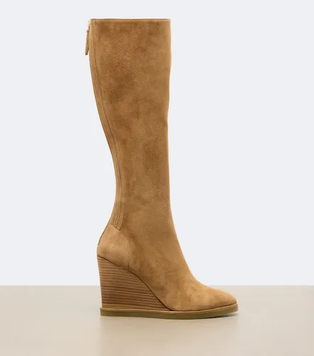 Saint Honore suede knee-high boots - Aquazzura - Modalova