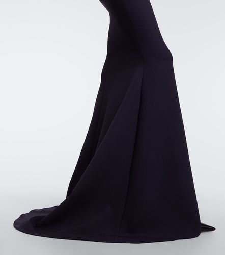 Safiyaa Elyna asymmetric crepe gown - Safiyaa - Modalova