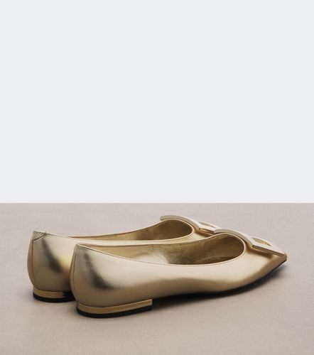 Gommettine metallic leather ballet flats - Roger Vivier - Modalova