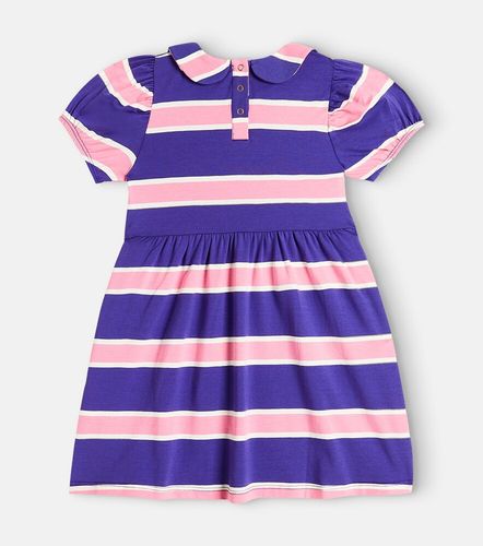 Vestido en mezcla de algodón a rayas - Mini Rodini - Modalova