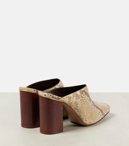 Chloé Mules Ambre de piel grabada - Chloe - Modalova