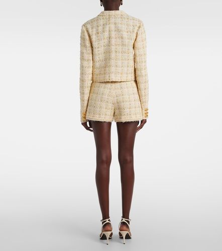 Checked cotton-blend jacket - Giambattista Valli - Modalova