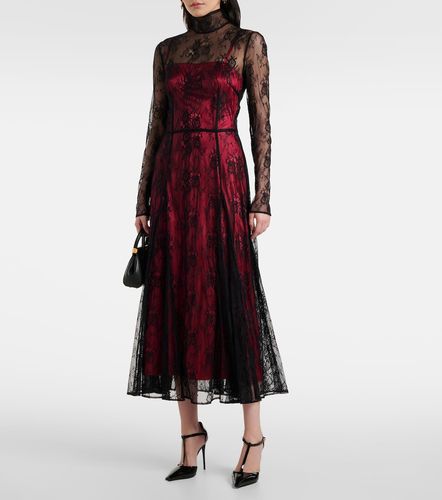 Dolce&Gabbana Abito midi in pizzo - Dolce&Gabbana - Modalova