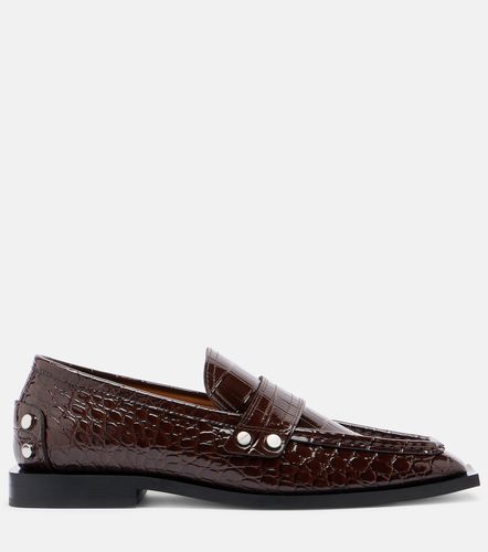 Ganni Studs croc-effect loafers - Ganni - Modalova