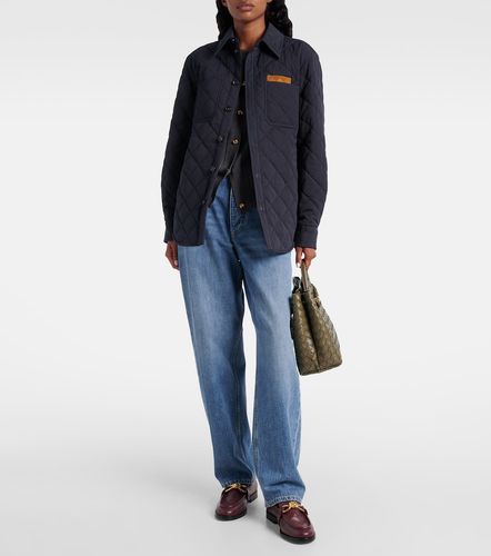 Quilted cotton-blend overshirt - Bottega Veneta - Modalova