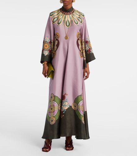 Magnifico printed silk twill kaftan - La DoubleJ - Modalova