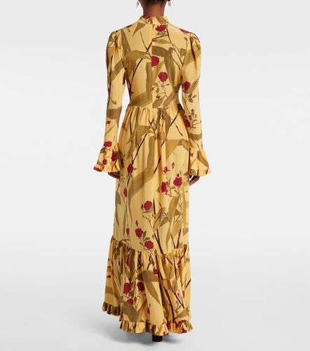 Vestido largo Visconti de crepé de seda de china - La DoubleJ - Modalova