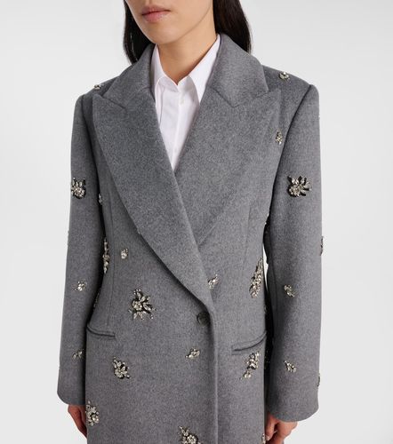 Gianni embellished wool-blend coat - Simkhai - Modalova