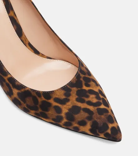 Gianvito 85 leopard-print suede pumps - Gianvito Rossi - Modalova
