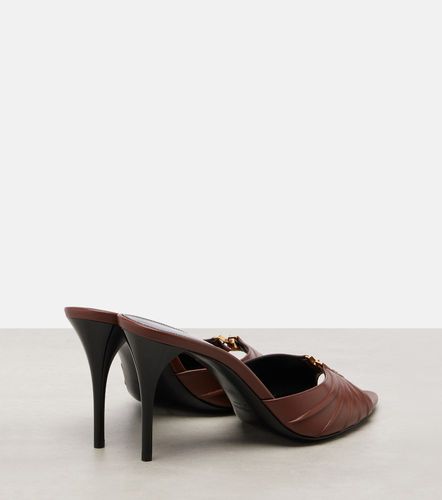 Babylone Cassandre 90 leather mules - Saint Laurent - Modalova