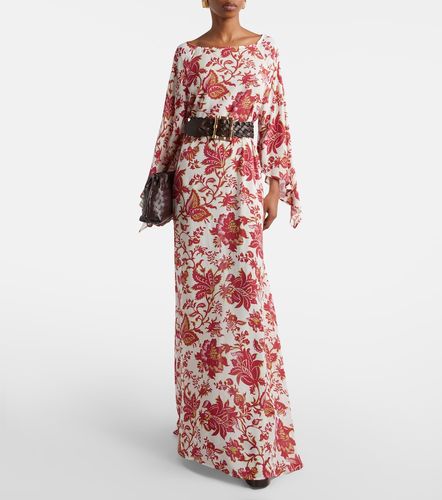 Abito lungo con stampa floreale - Etro - Modalova