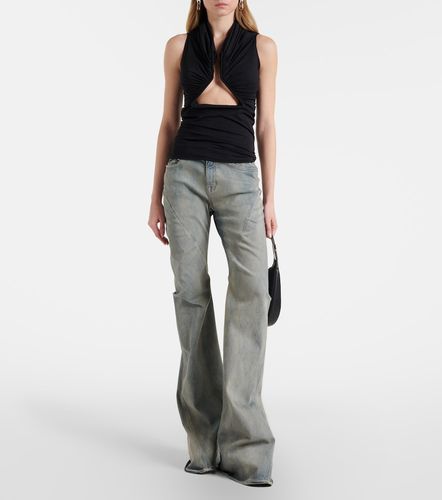 Top in jersey con cut-out e ruches - Rick Owens - Modalova