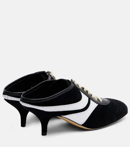 Mules 65 de ante con piel - Dries Van Noten - Modalova