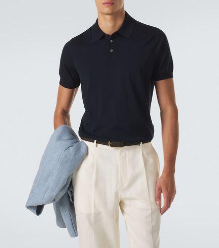 Dunhill Polo in cotone e seta - Dunhill - Modalova