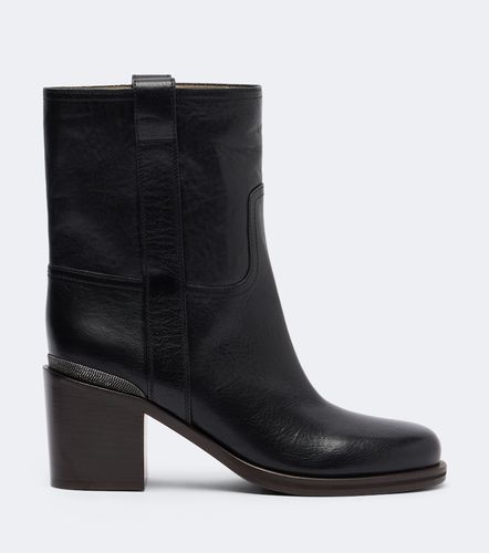 Botines de piel con cuentas Monili - Brunello Cucinelli - Modalova