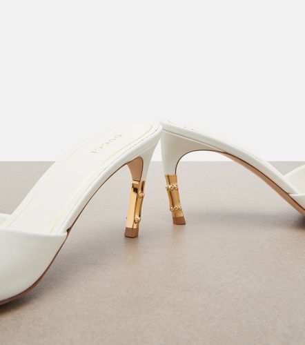 Gucci Mules Bamboo de piel - Gucci - Modalova