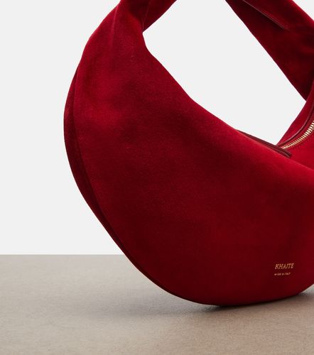 Olivia Mini suede top-handle bag - Khaite - Modalova