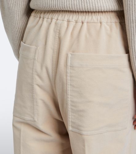Pantaloni a gamba larga in cotone - Brunello Cucinelli - Modalova