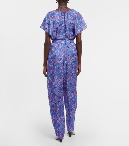 Piera printed silk-blend pants - Isabel Marant - Modalova