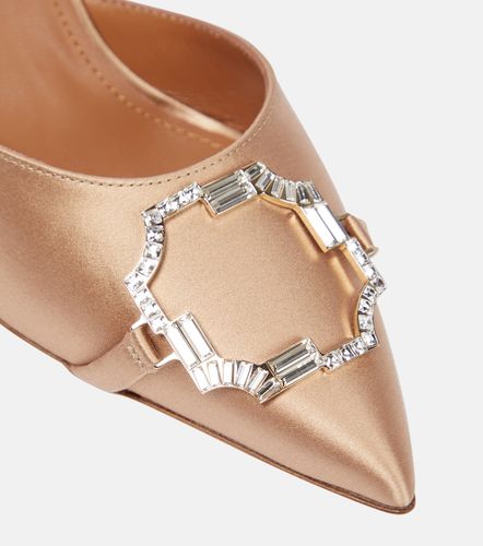 Missy 85 embellished satin mules - Malone Souliers - Modalova