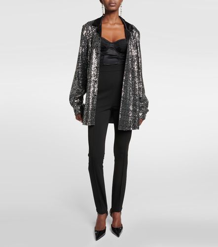 High-rise stirrup leggings - Dolce&Gabbana - Modalova
