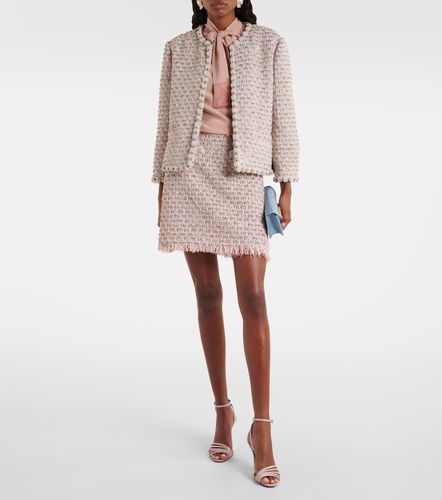 Embellished tweed miniskirt - Valentino - Modalova
