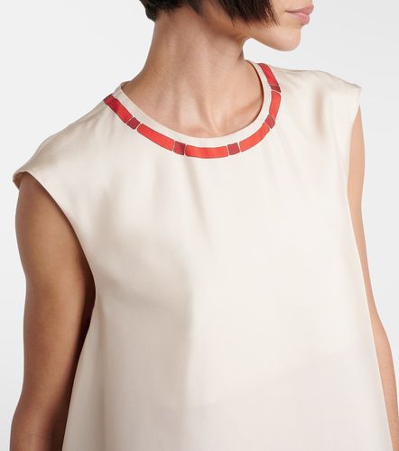 San Carlo printed silk twill top - La DoubleJ - Modalova