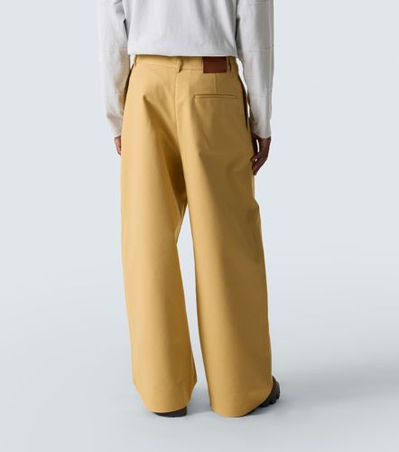 Pantalones anchos de satén de algodón - Acne Studios - Modalova