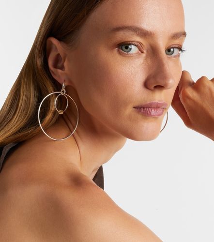 Orecchini a cerchio Echo in sterling e oro 18kt - Spinelli Kilcollin - Modalova