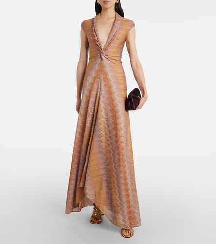 Abito lungo asimmetrico con lamé - Missoni - Modalova