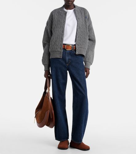 Cable-knit wool and cashmere bomber jacket - Polo Ralph Lauren - Modalova