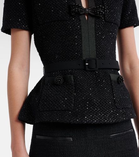 Top in maglia con paillettes - Self-Portrait - Modalova