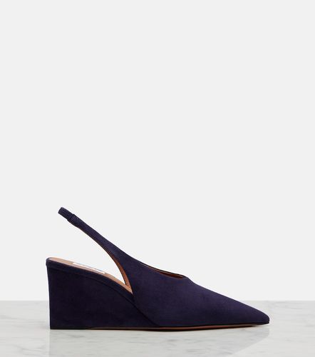 Cube suede wedge slingback pumps - Alaia - Modalova