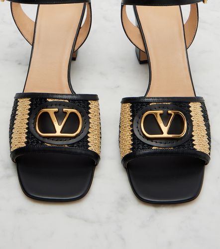 Sandalen VLogo aus Leder - Valentino Garavani - Modalova