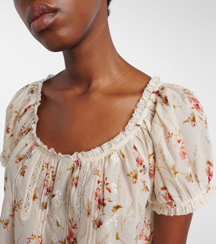 Dôen Top Frederica de algodón floral - Doen - Modalova