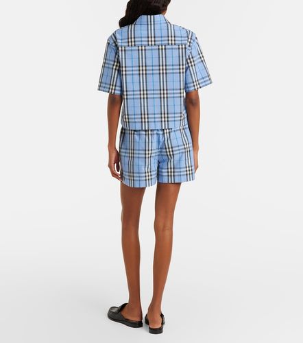 Burberry Shorts Check in cotone - Burberry - Modalova