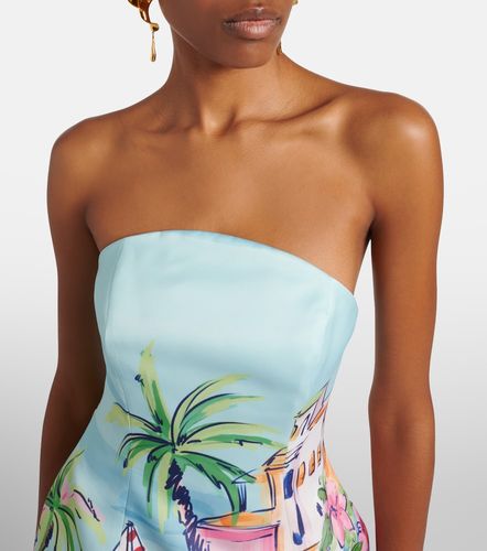 Leo Lin Vestido bustier estampado - Leo Lin - Modalova