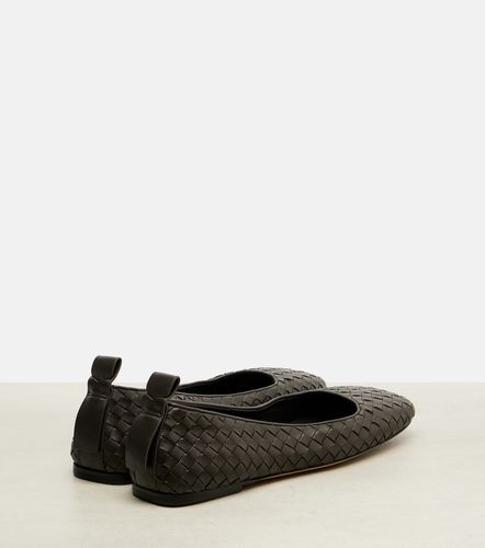 Charlotte Intrecciato leather ballet flats - Bottega Veneta - Modalova